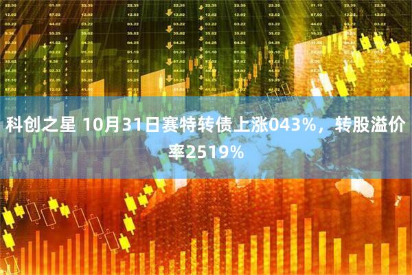 科创之星 10月31日赛特转债上涨043%，转股溢价率2519%